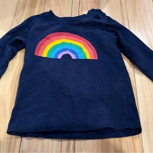 Primary Navy Shirt with Rainbow Design